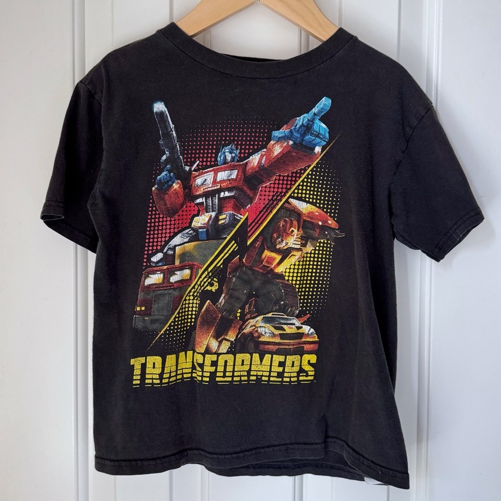 Rare Vintage Transformers Graphic T-Shirt - Kids Size 8